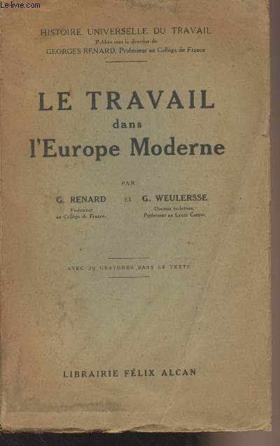 Le travail dans l'Europe Moderne - 