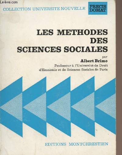 Les mthodes des sciences sociales - Collection 