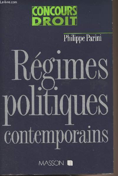 Rgimes politiques contemporains - 