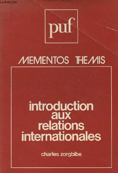Introduction aux relations internationales - 