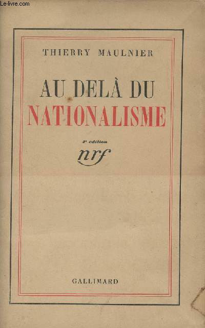 Au del du nationalisme