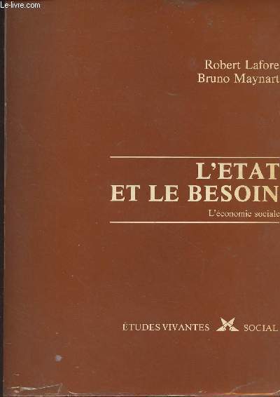 L'Etat et le besoin, l'conomie sociale - 