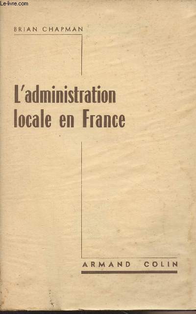 L'administration locale en France - 