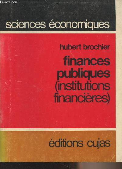 Finances publiques (Institutins financires) - 