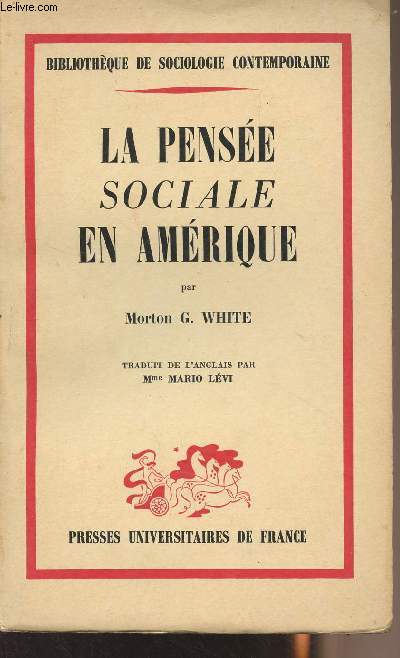 La pense sociale en Amrique - 