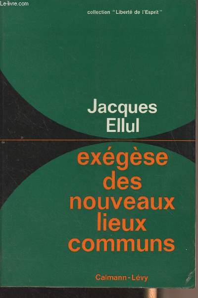 Exgse des nouveaux lieux communs - 