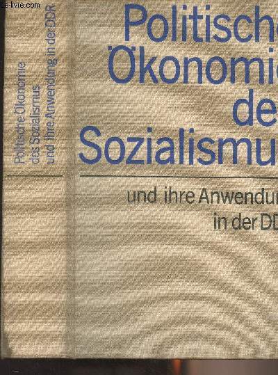 Politische konomie des Sozialismus und ihre Anwendung in der DDR