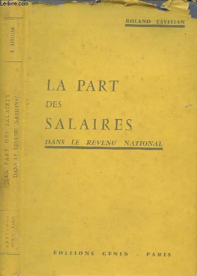 La part des salaires dans le revenu national