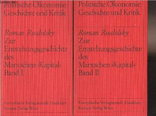 Zur Entstehungsgeschichte des Marxschen 