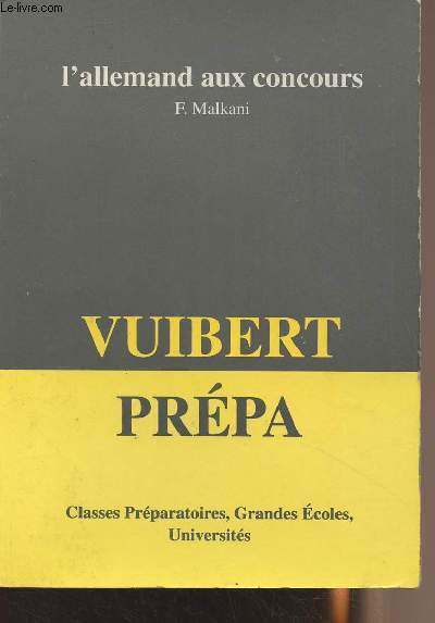 L'allemand aux concours - 