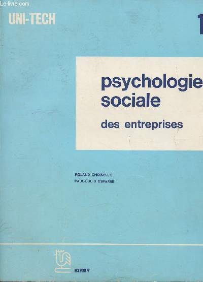 Psychologie sociale des entreprises, tome 1 - 