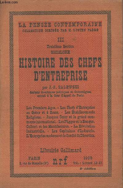 Histoire des chefs d'entreprise - 