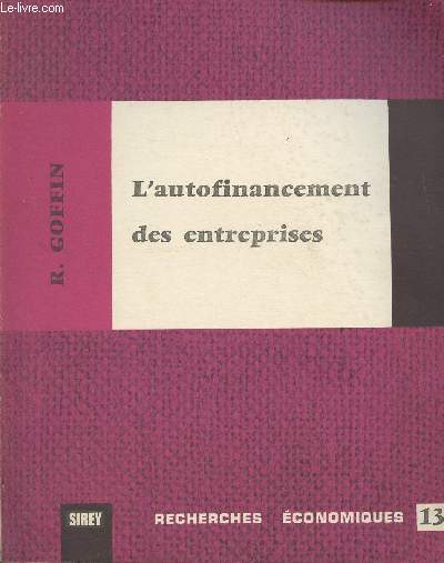 L'autofinancement des entreprises - 