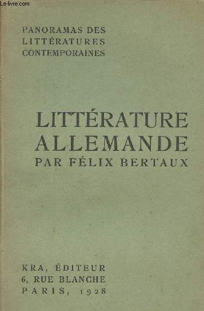 Littrature allemande - 