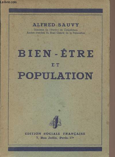 Bien-tre et population