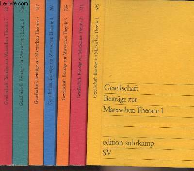 Gesellschaft Beitrge zur Marxschen Theorie 1, 2, 3, 4, 5, 6 & 7 - 