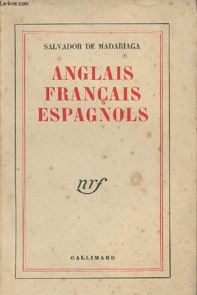 Anglais franais espagnols