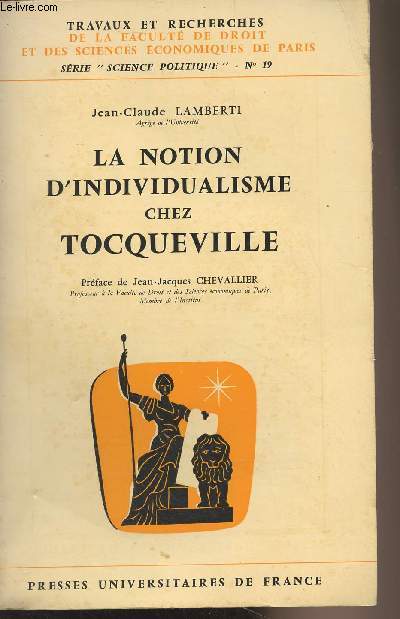 La notion d'individualisme chez Tocqueville - 