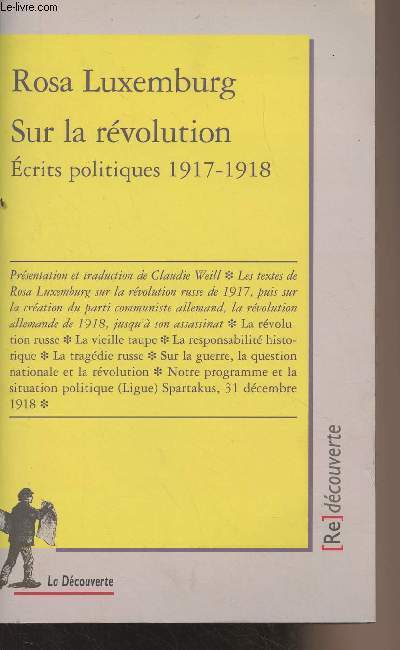 Sur la révolution - Ecrits politiques 1917-1918 - 