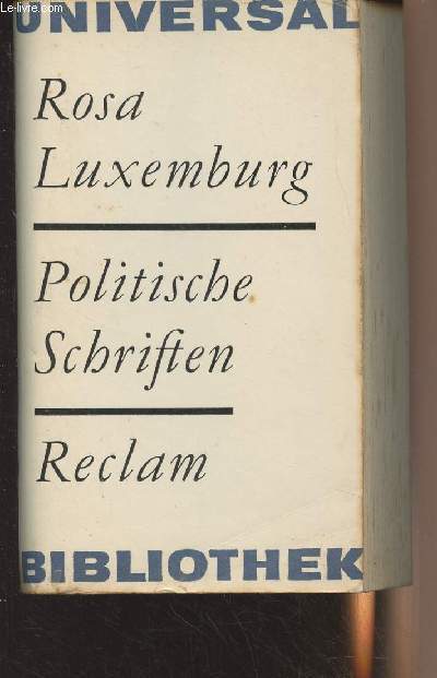 Politische schriften - 