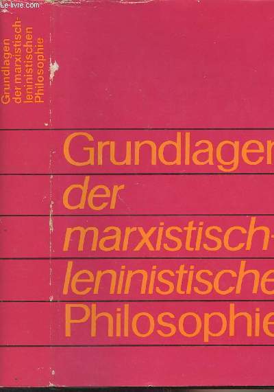 Grundlagen der marxistisch-leninistischen Philosophie