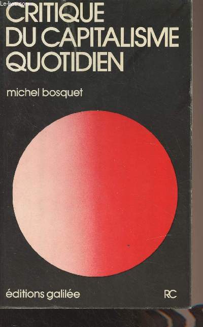 Critique du capitalisme quotidien