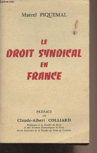 Le droit syndical en France