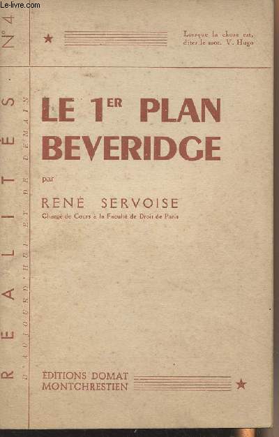 Le 1er plan Beveridge - 