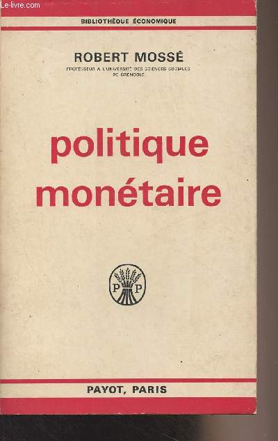 Politique montaire - 