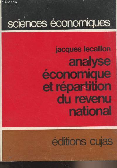 Analyse conomique et rpartition du revenu national - 