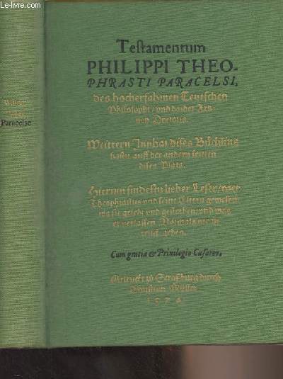 Paracelse - Introduction  la mdecine philosophique de la Renaissance - Collection 