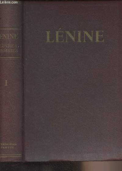 Oeuvres choisies en deux volumes - Tome premier seul