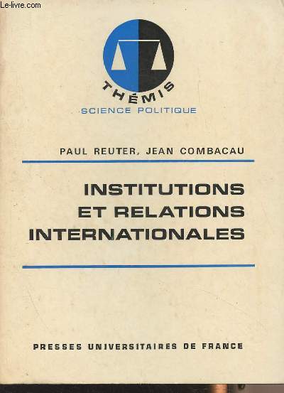 Institutions et relations internationales - 