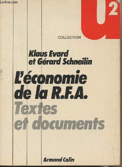 L'conomie de la R.F.A. - Textes et documents - Collection U n223