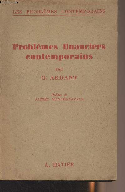 Problmes financiers contemporains - 