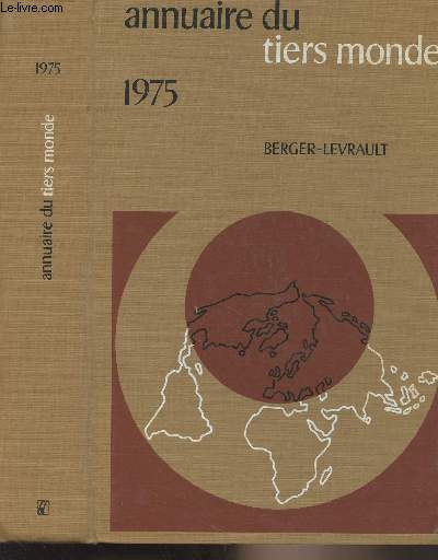 Annuaire du tiers monde - I - 1974-1975