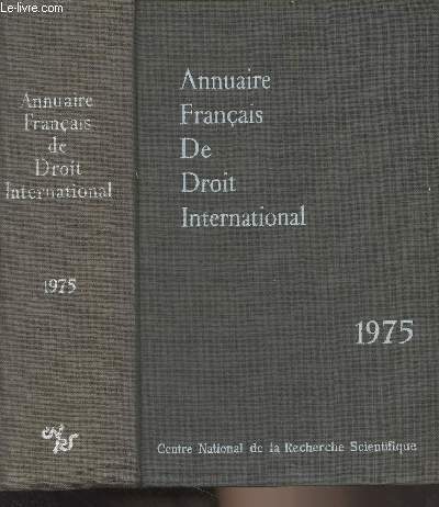 Annuaire franais de droit international - XXI - 1975 : La confrence des parties charges de l'examen du trait de non-prolifration des armes nuclaires - L'accord isralo-gyptien du 4 septembre 1975 et les nouvelles responsabilits des Etats-Unis et