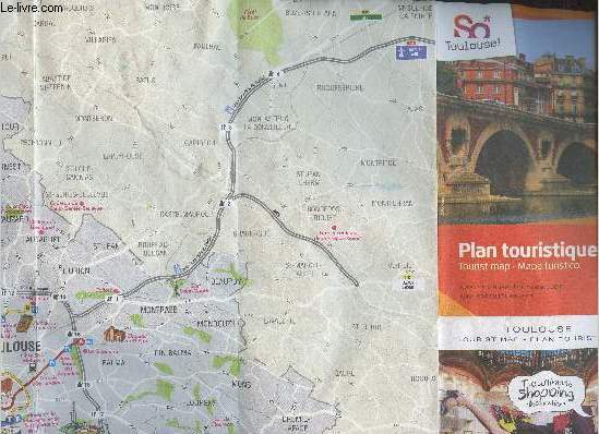 Plan touristique de Toulouse - Tourist map - Mapa turistico