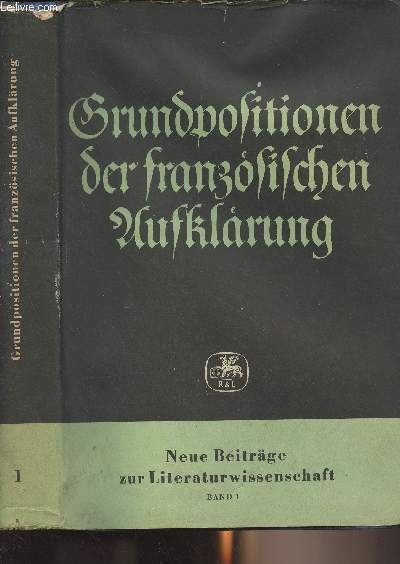 Grundpositionen der Franzsischen aufklrung - 