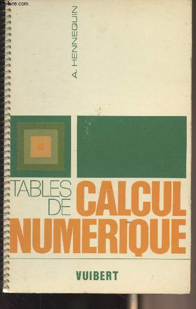 Tables de calcul numrique - 4e dition complte