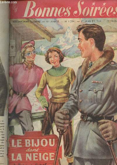 Les Bonnes Soires - 31e anne n1564 - 27 janvier 1952 - La culture et vous - Soyez lgantes sans compromettre votre budget - Les beaux tricots des 
