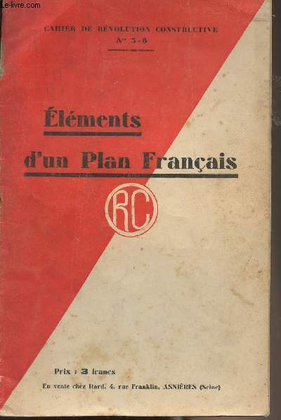 Eléments d'un plan français - 