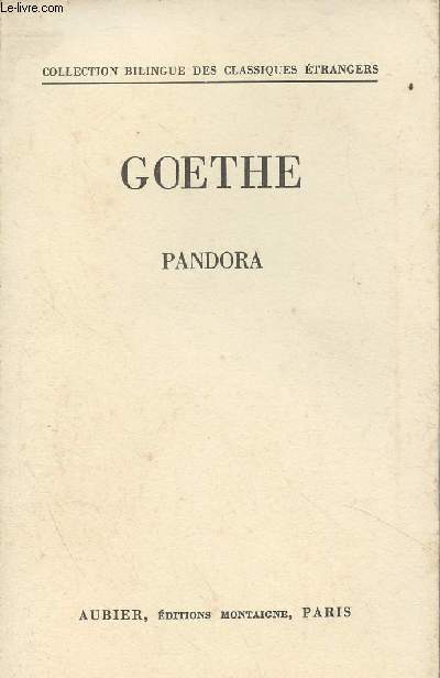 Pandora - Collection Bilingue des classiques trangers