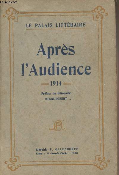 Aprs l'audience - 1914 - 