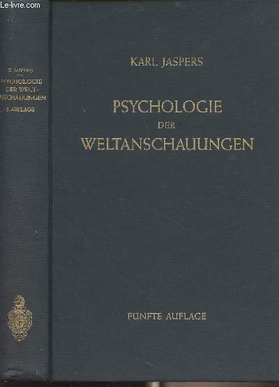 Psychologie der Weltanschauungen