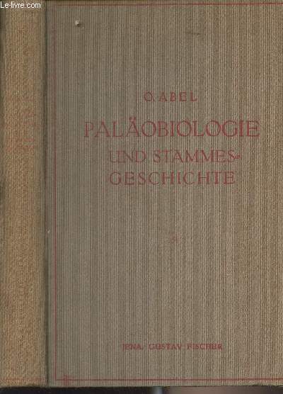 Palobiologie und stammesgeschichte