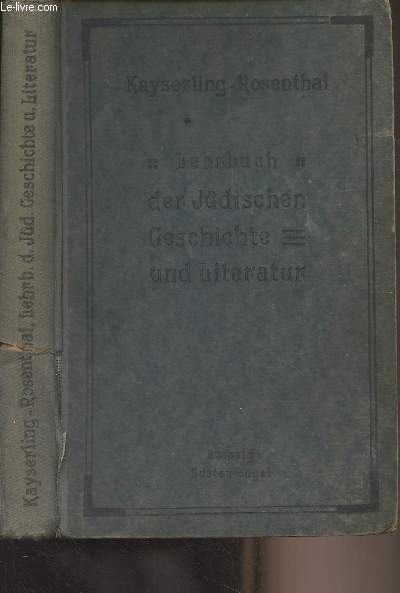 Lehrbuch der jdischen Geschichte und Literatur