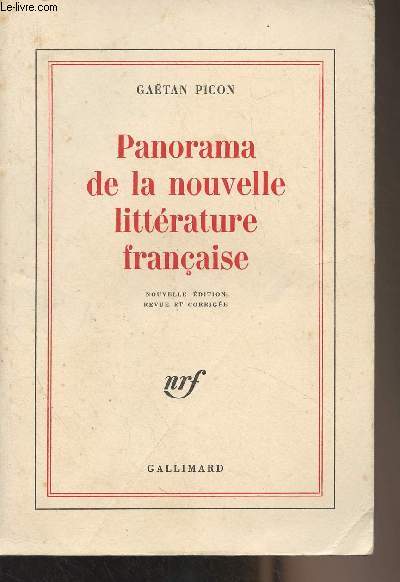 Panorama de la nouvelle littrature franaise