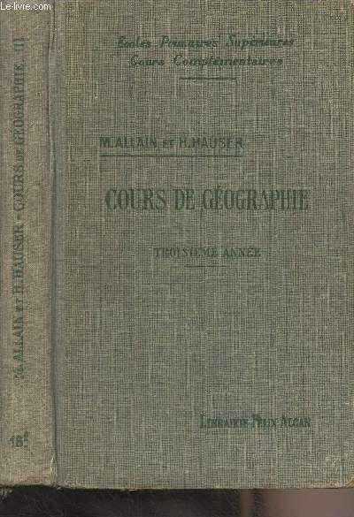 Cours de géographie - 3e année - La France et ses colonies