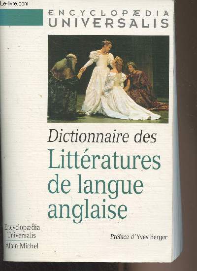 Dictionnaire des littrature de langue anglaise
